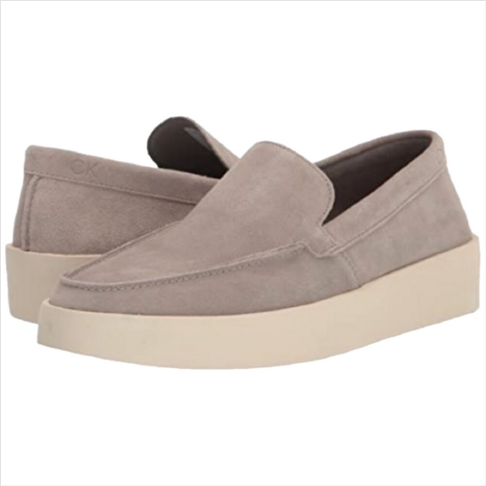 NWOB Calvin Klein Carch Low Top Suede Casual Loafer